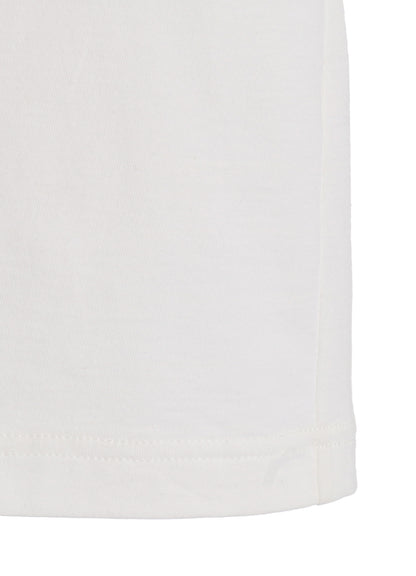 SOFT JERSEY T-SHIRT WITH GATHERED STRINGS