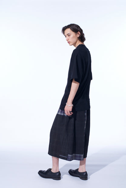 SOFT JERSEY T-SHIRT WITH GATHERED STRINGS