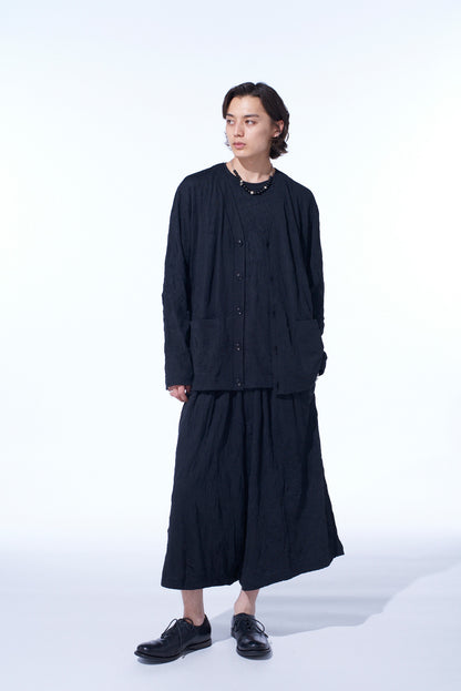 CATCH-WASHER FINISH JERSEY CARDIGAN