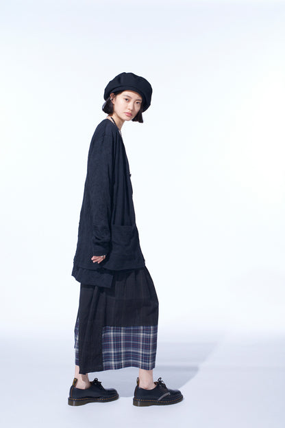 CATCH-WASHER FINISH JERSEY CARDIGAN
