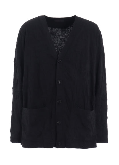 CATCH-WASHER FINISH JERSEY CARDIGAN