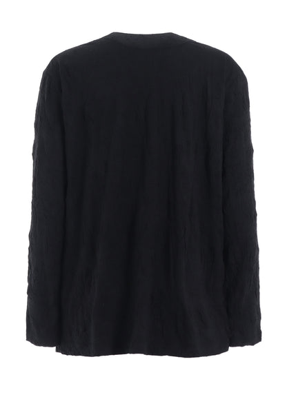 CATCH-WASHER FINISH JERSEY CARDIGAN