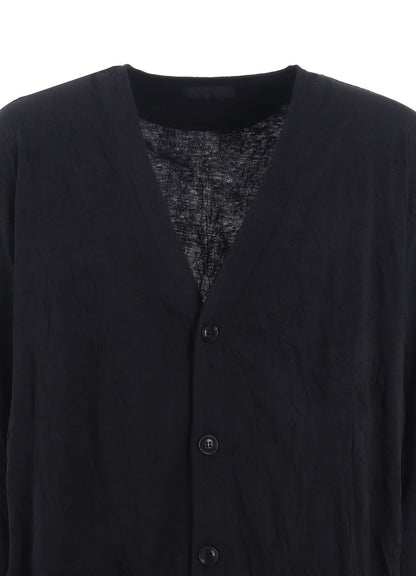 CATCH-WASHER FINISH JERSEY CARDIGAN