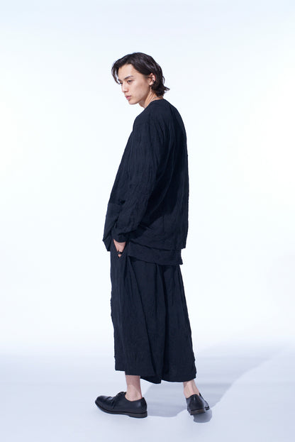 CATCH-WASHER FINISH JERSEY CARDIGAN