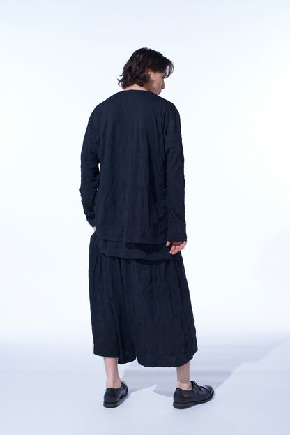 CATCH-WASHER FINISH JERSEY CARDIGAN