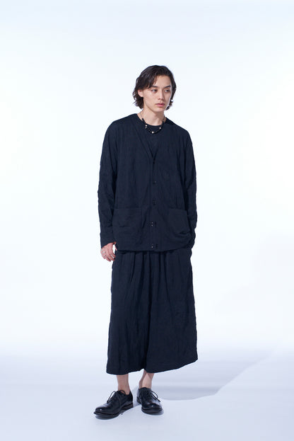 CATCH-WASHER FINISH JERSEY CARDIGAN