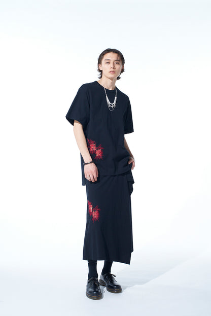 CLASSIC JERSEY TYROLEAN EMBROIDERY T-SHIRT