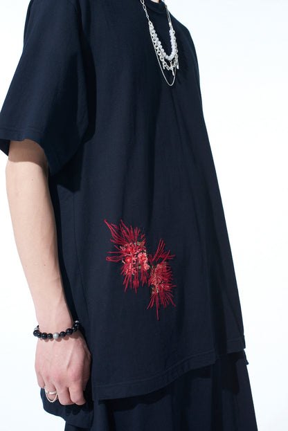 CLASSIC JERSEY TYROLEAN EMBROIDERY T-SHIRT