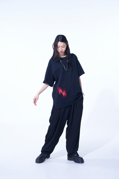 CLASSIC JERSEY TYROLEAN EMBROIDERY T-SHIRT