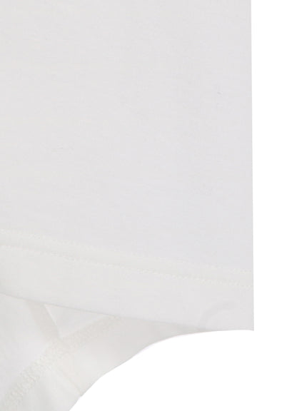 SOFT JERSEY ASYMMETRICAL T-SHIRT WITH GATHERED STRINGS
