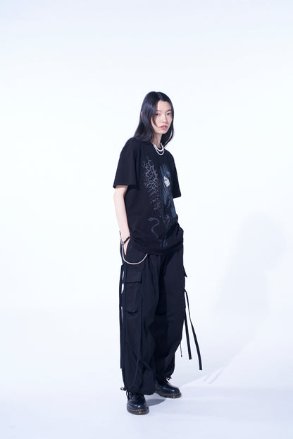 S'YTE x KOICHI IYODA ARTWORK PRINTED T-SHIRT -Sphinx-