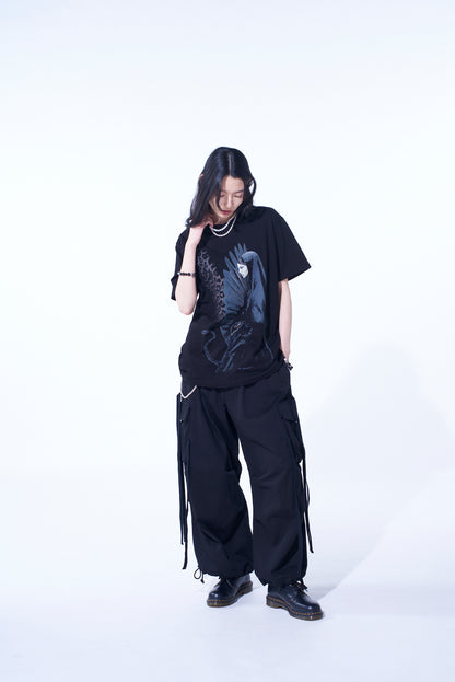 S'YTE x KOICHI IYODA ARTWORK PRINTED T-SHIRT -Sphinx-