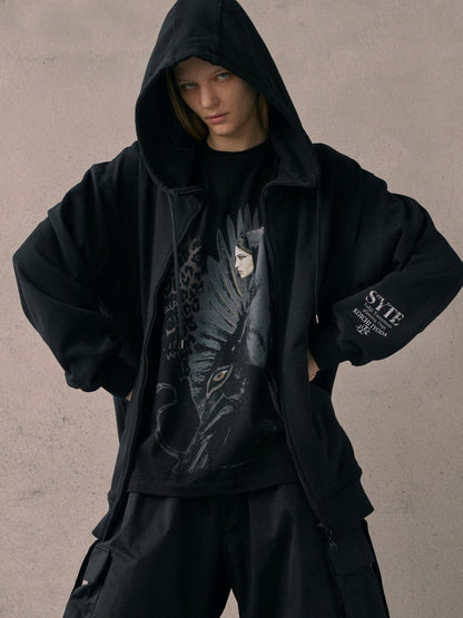 S'YTE x KOICHI IYODA ARTWORK PRINTED T-SHIRT -Sphinx-