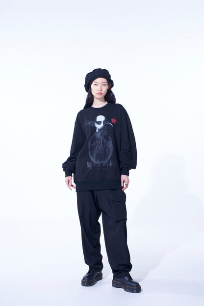 S'YTE x KOICHI IYODA ARTWORK PRINTED PULLOVER -Rip Van Winkle-