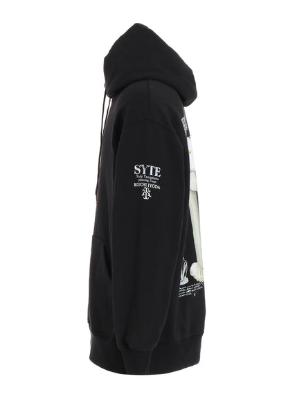 S'YTE x KOICHI IYODA ARTWORK PRINTED HOODIE -Destroying Angel-