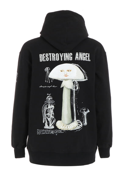 S'YTE x KOICHI IYODA ARTWORK PRINTED HOODIE -Destroying Angel-