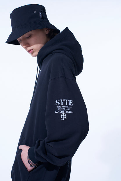 S'YTE x KOICHI IYODA ARTWORK PRINTED HOODIE -Destroying Angel-