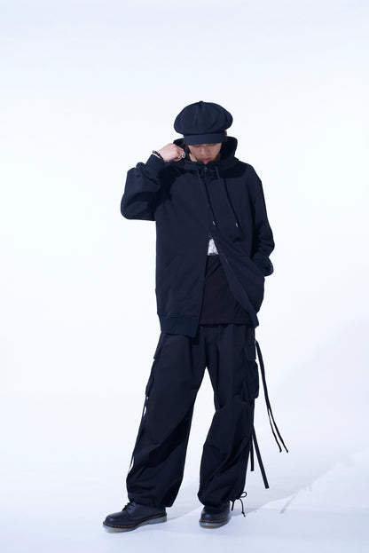 S'YTE x KOICHI IYODA ARTWORK PRINTED ZIP-UP HOODIE -Gemini-