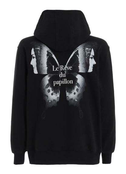 S'YTE x KOICHI IYODA ARTWORK PRINTED ZIP-UP HOODIE -Gemini-