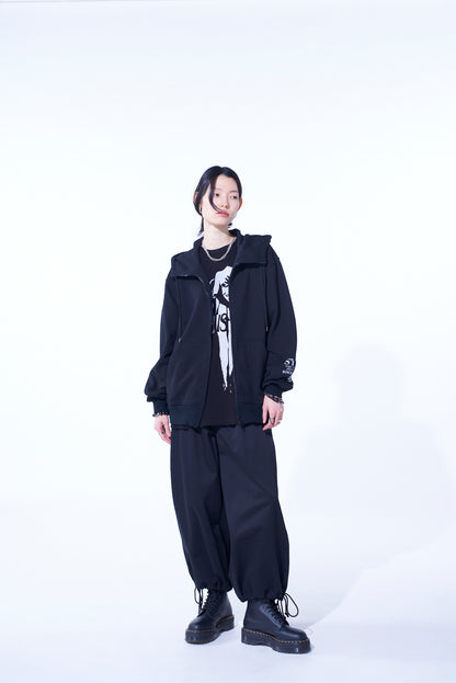S'YTE x KOICHI IYODA ARTWORK PRINTED ZIP-UP HOODIE -Gemini-