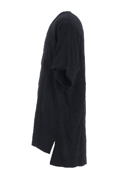 CATCH-WASHER FINISH JERSEY ROUND NECK T-SHIRT