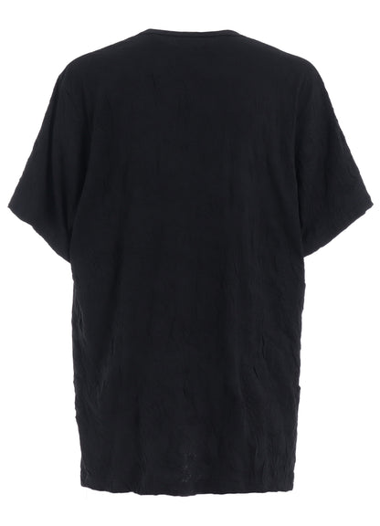 CATCH-WASHER FINISH JERSEY ROUND NECK T-SHIRT