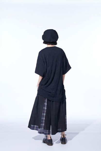 CATCH-WASHER FINISH JERSEY ROUND NECK T-SHIRT