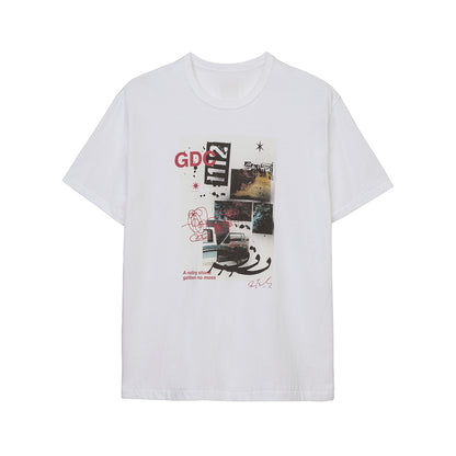 S’YTE × GDC Collaborate Collection- COLLAGE ART GRAPHIC T-SHIRT -fluctuatingly 01-
