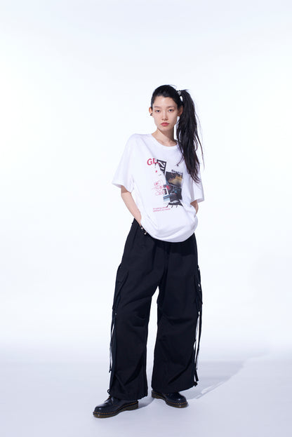 S’YTE × GDC Collaborate Collection- COLLAGE ART GRAPHIC T-SHIRT -fluctuatingly 01-