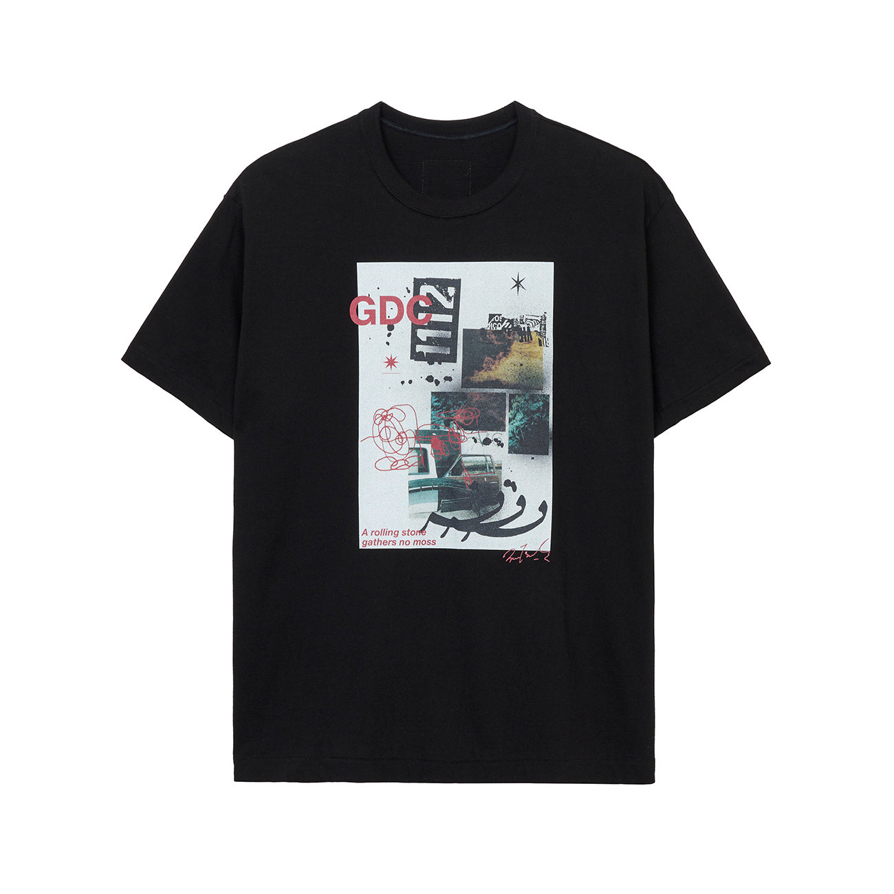S’YTE × GDC Collaborate Collection- COLLAGE ART GRAPHIC T-SHIRT -fluctuatingly 01-