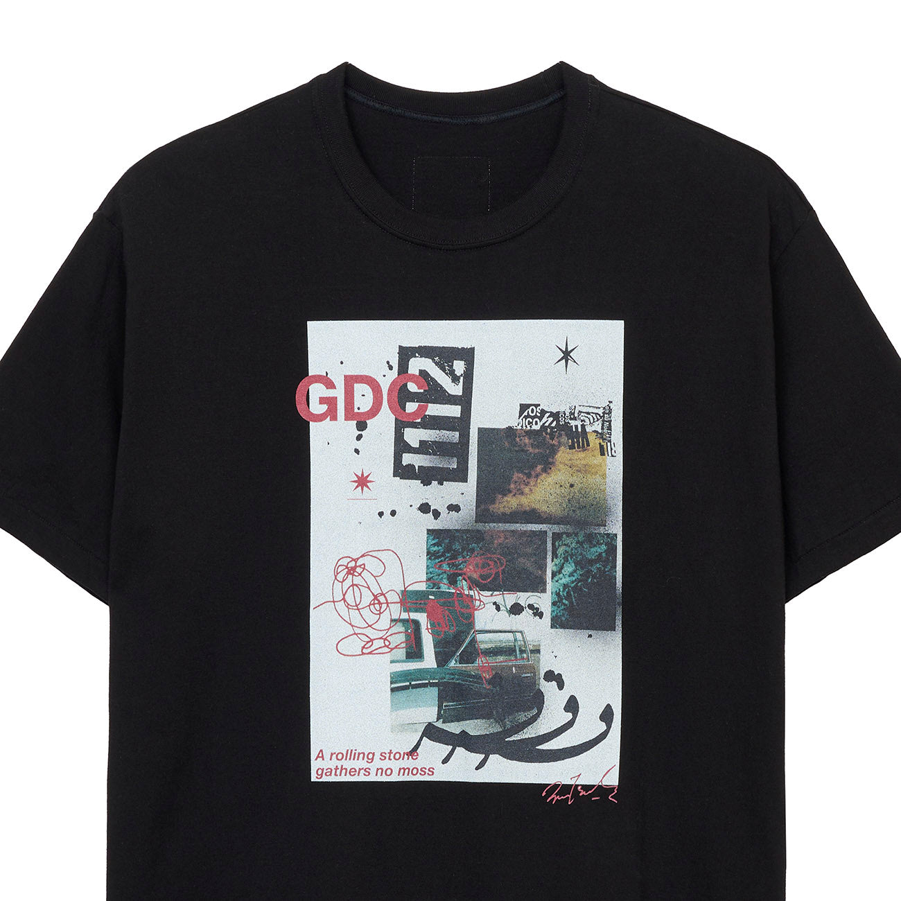 S’YTE × GDC Collaborate Collection- COLLAGE ART GRAPHIC T-SHIRT -fluctuatingly 01-