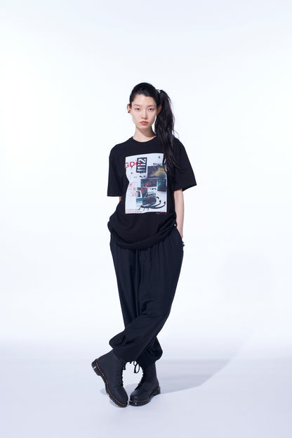 S’YTE × GDC Collaborate Collection- COLLAGE ART GRAPHIC T-SHIRT -fluctuatingly 01-