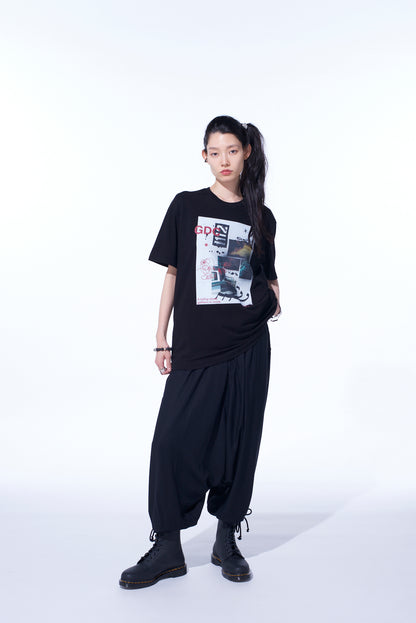 S’YTE × GDC Collaborate Collection- COLLAGE ART GRAPHIC T-SHIRT -fluctuatingly 01-