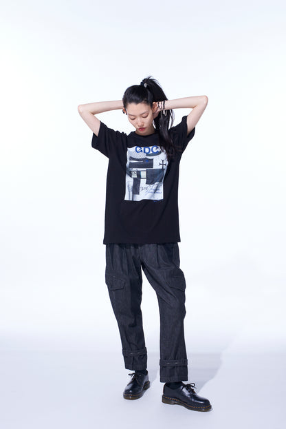 S’YTE × GDC Collaborate Collection- COLLAGE ART GRAPHIC T-SHIRT -fluctuatingly 02-