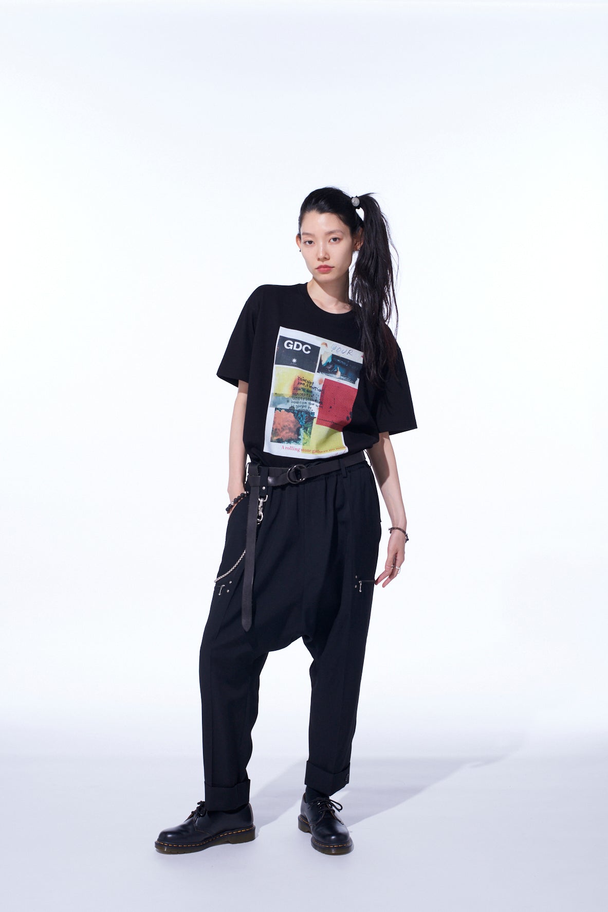 S’YTE × GDC Collaborate Collection- COLLAGE ART GRAPHIC T-SHIRT -fluctuatingly 03-