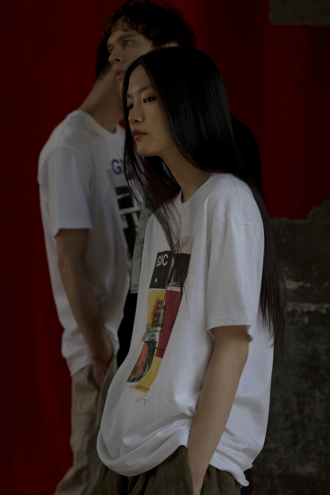S’YTE × GDC Collaborate Collection- COLLAGE ART GRAPHIC T-SHIRT -fluctuatingly 03-