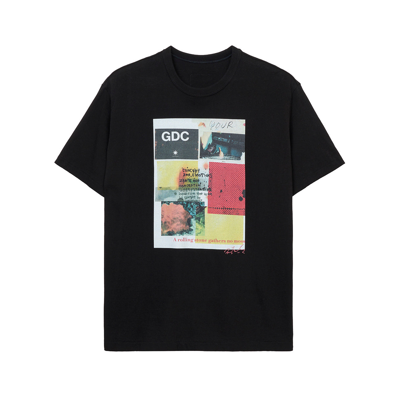 S’YTE × GDC Collaborate Collection- COLLAGE ART GRAPHIC T-SHIRT -fluctuatingly 03-