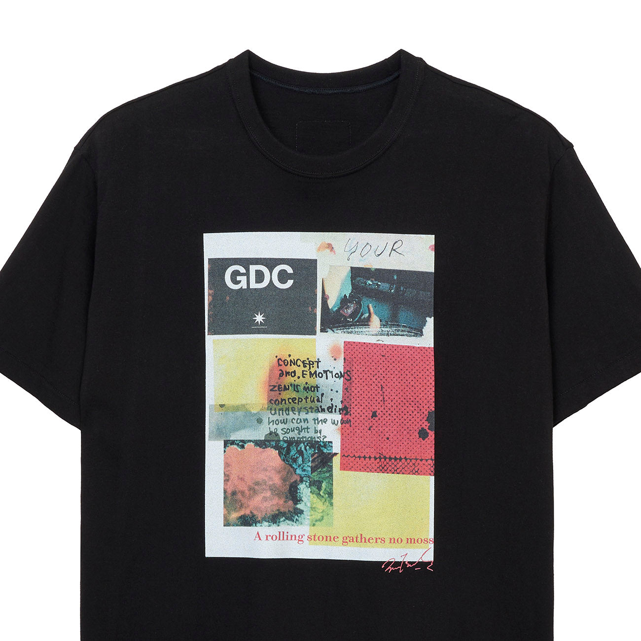 S’YTE × GDC Collaborate Collection- COLLAGE ART GRAPHIC T-SHIRT -fluctuatingly 03-