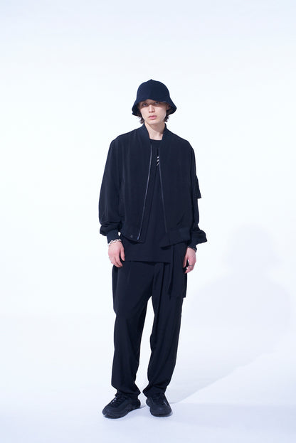 CREPE de CHINE BOMBER JACKET