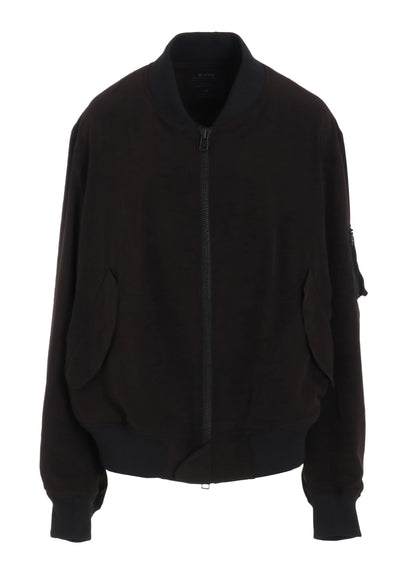 CREPE de CHINE BOMBER JACKET