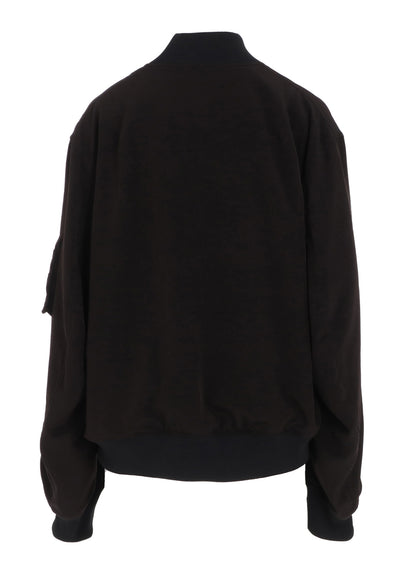CREPE de CHINE BOMBER JACKET