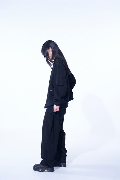 CREPE de CHINE BOMBER JACKET