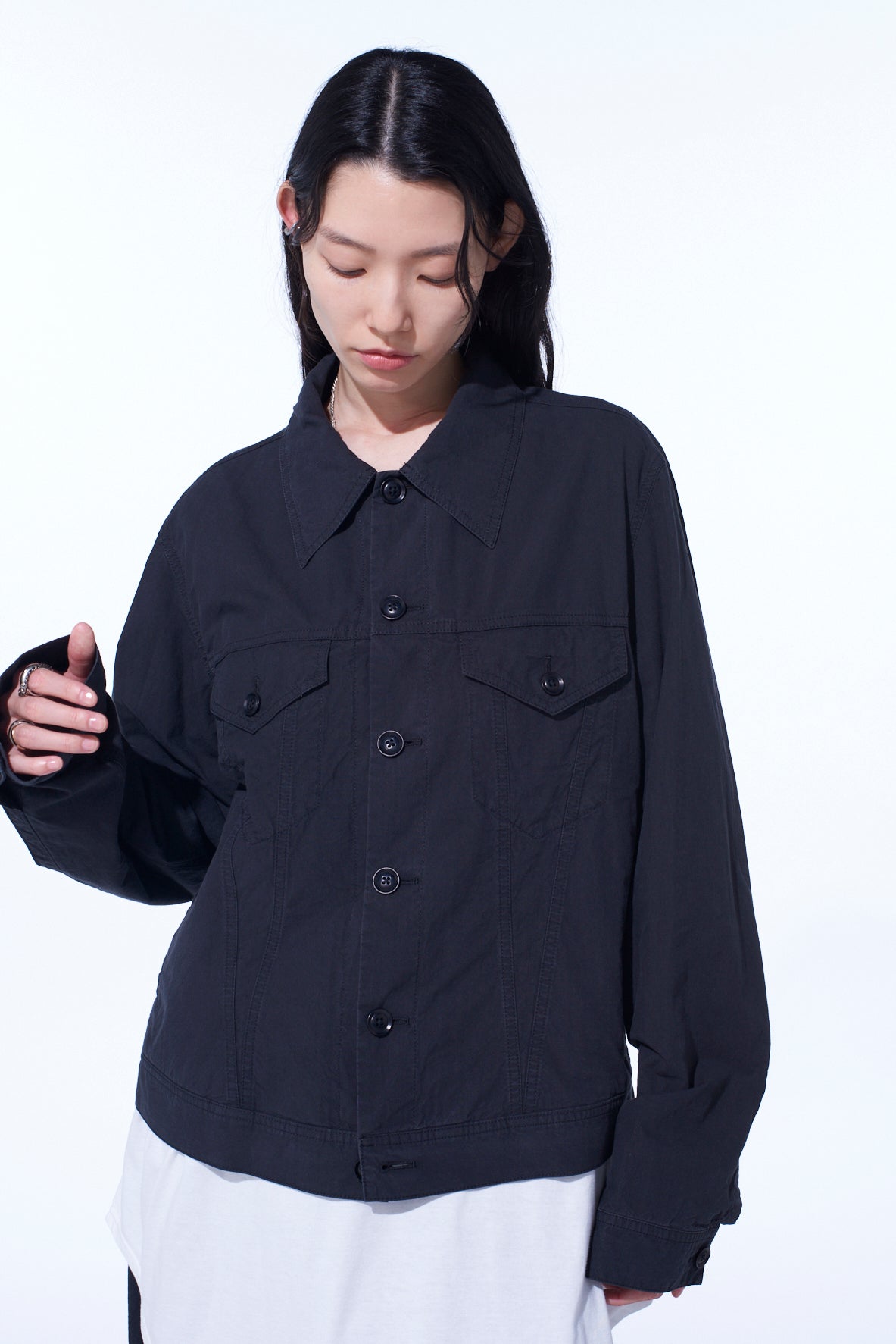 BRUSHED WASHER FINISH BROAD TRACKER JACKET