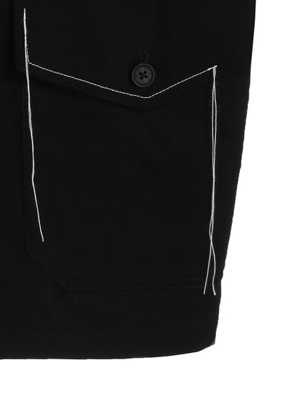 COTTON TWILL COLOR STITCHING COVERALLS