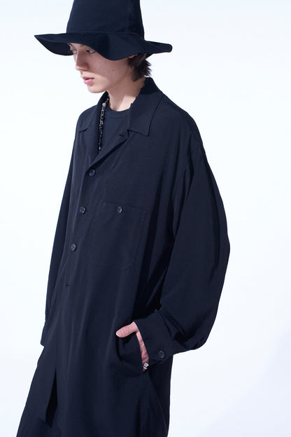 CREPE de CHINE SHIRT-BLOUSON