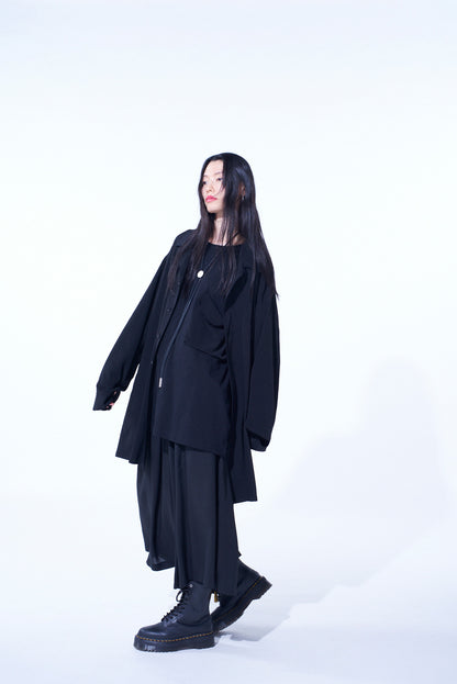 CREPE de CHINE SHIRT-BLOUSON