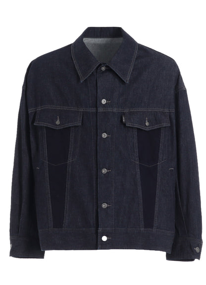 7oz TWO-TONE DENIM TRUCKER JACKET