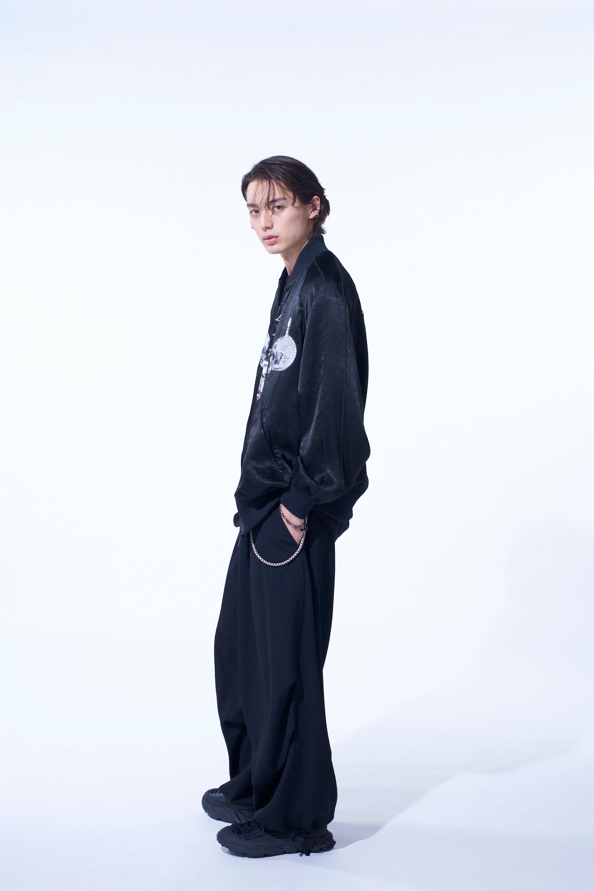 S'YTE x KOICHI IYODA ARTWORK EMBROIDERED SOUVENIR JACKET -The Little Mermaid-
