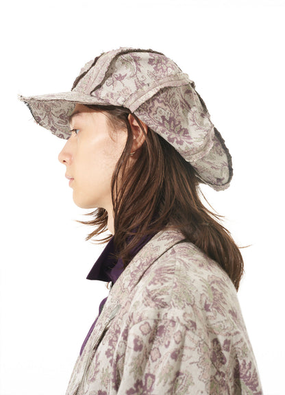 GOBELIN JACQUARD EIGHT-CONTACT CUT OFF CASQUETTE