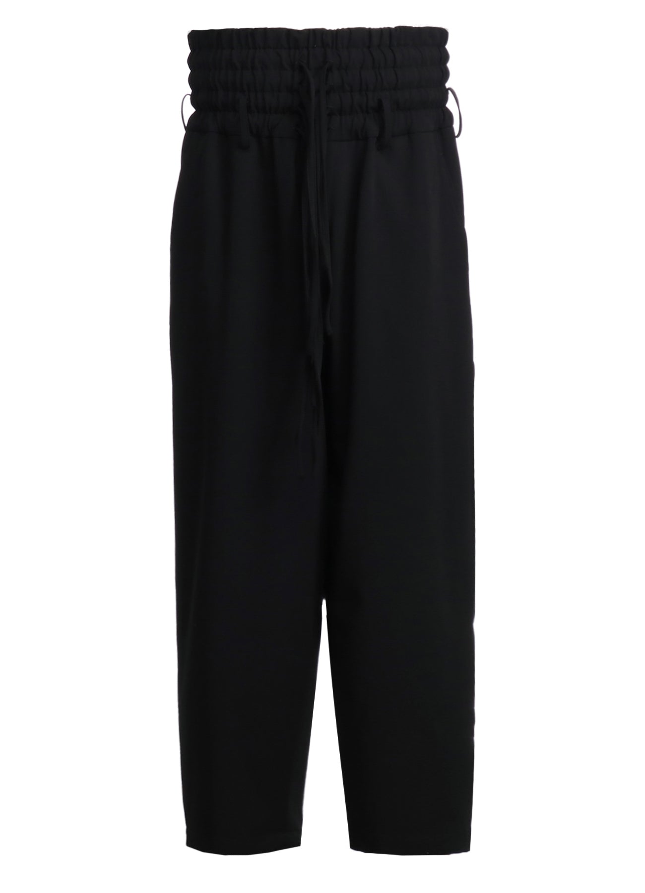 PE/RAYON GABARDINE STRETCH SHIRRING AND LACES WAIST PANTS